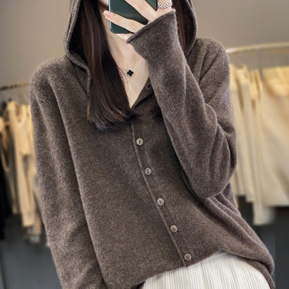 Cardigan Femme en Laine Pure – Douceur & Élégance Automne-Hiver