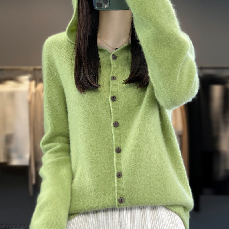 Cardigan Femme en Laine Pure – Douceur & Élégance Automne-Hiver