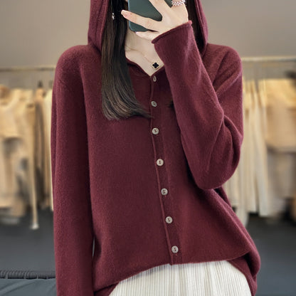 Cardigan Femme en Laine Pure – Douceur & Élégance Automne-Hiver