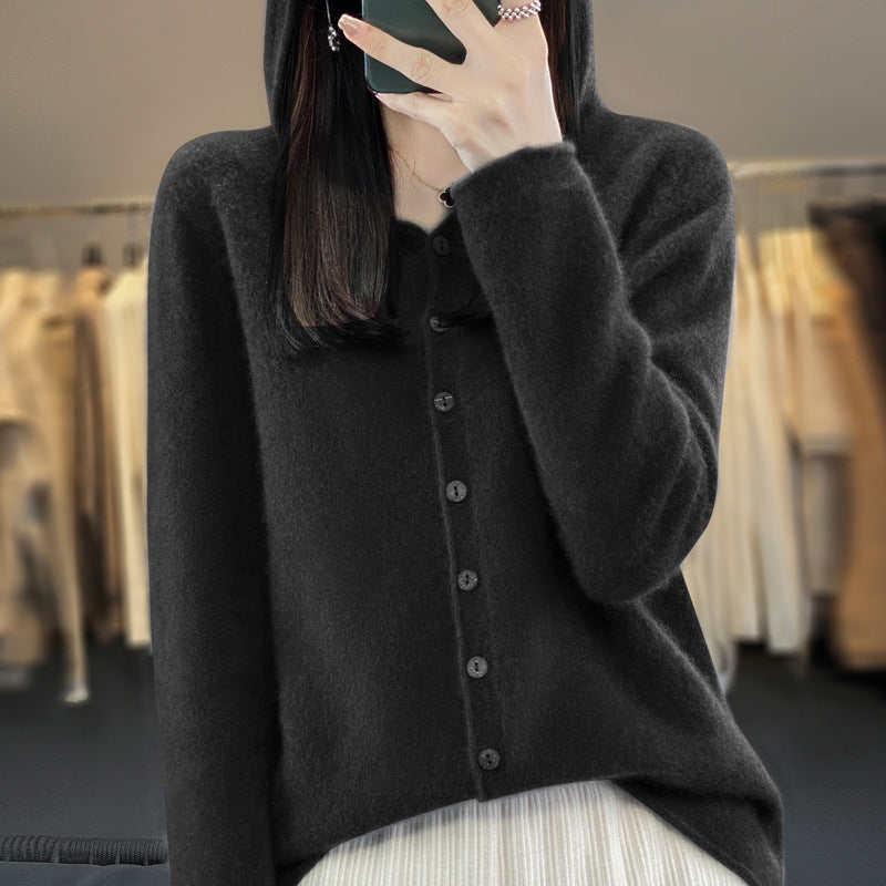 Cardigan Femme en Laine Pure – Douceur & Élégance Automne-Hiver
